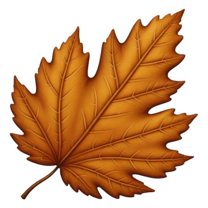 autumn leaf  sticker