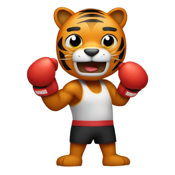 boxing Training  Tiger  sticker