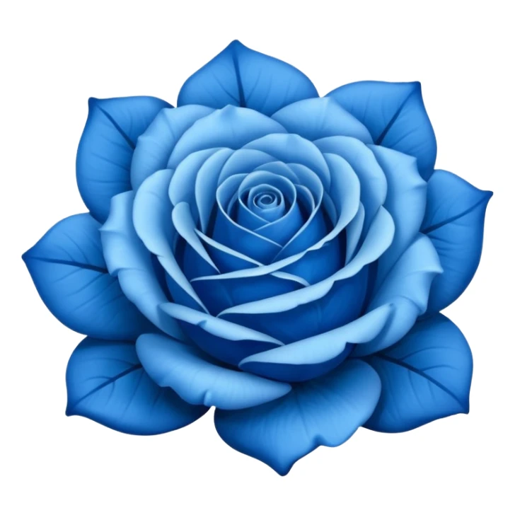 A blue rose sticker