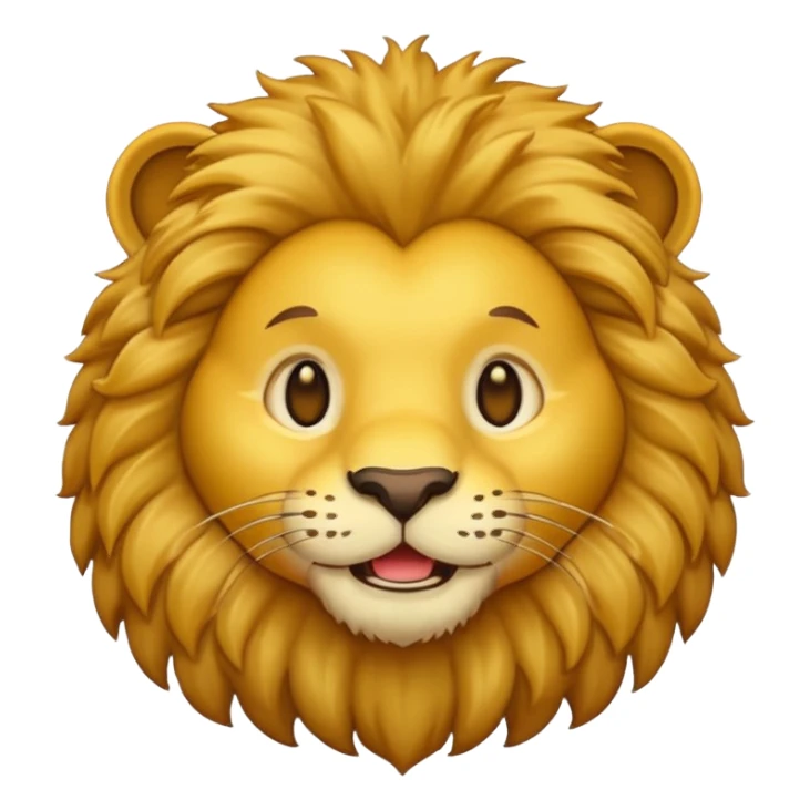 Lion animation emoji sticker