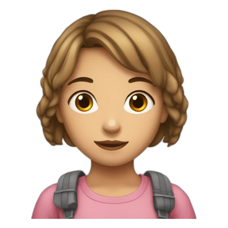 Fille renarde mignonne sticker