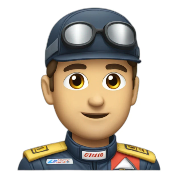 Piloto de rallys sticker