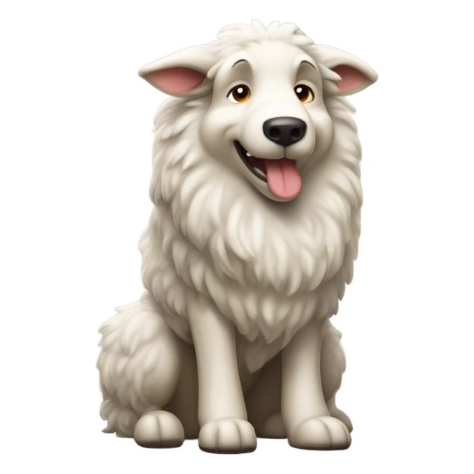 sheep dog sticker