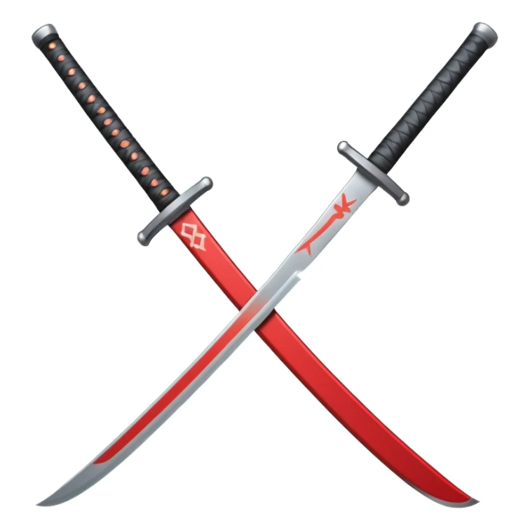 A katana sticker