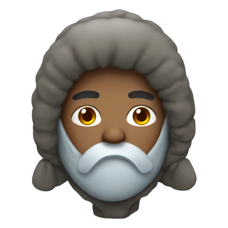 Man very cold  sticker