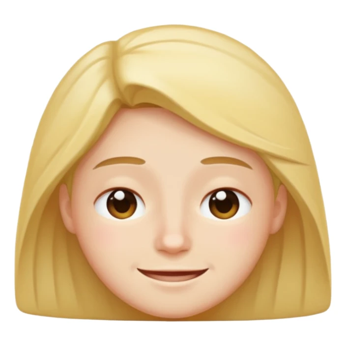 Sleepy face that smiles  sticker