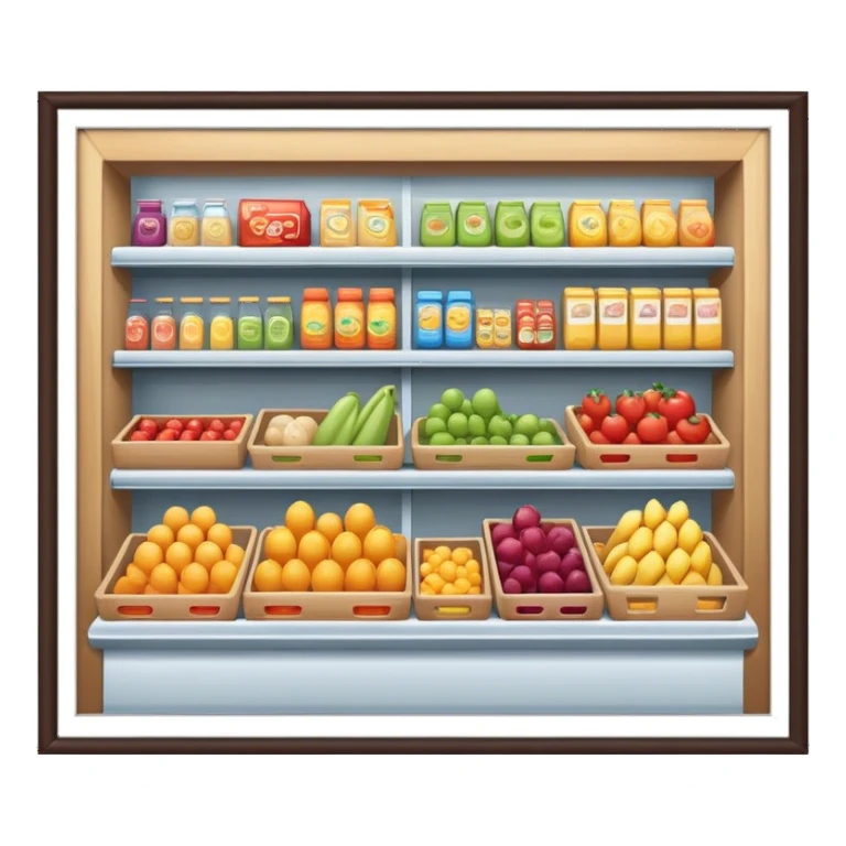 grocerie store sticker