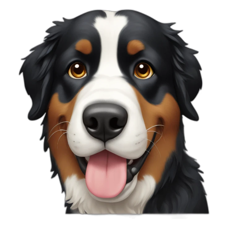 blinking-bernese-mountain-dog sticker