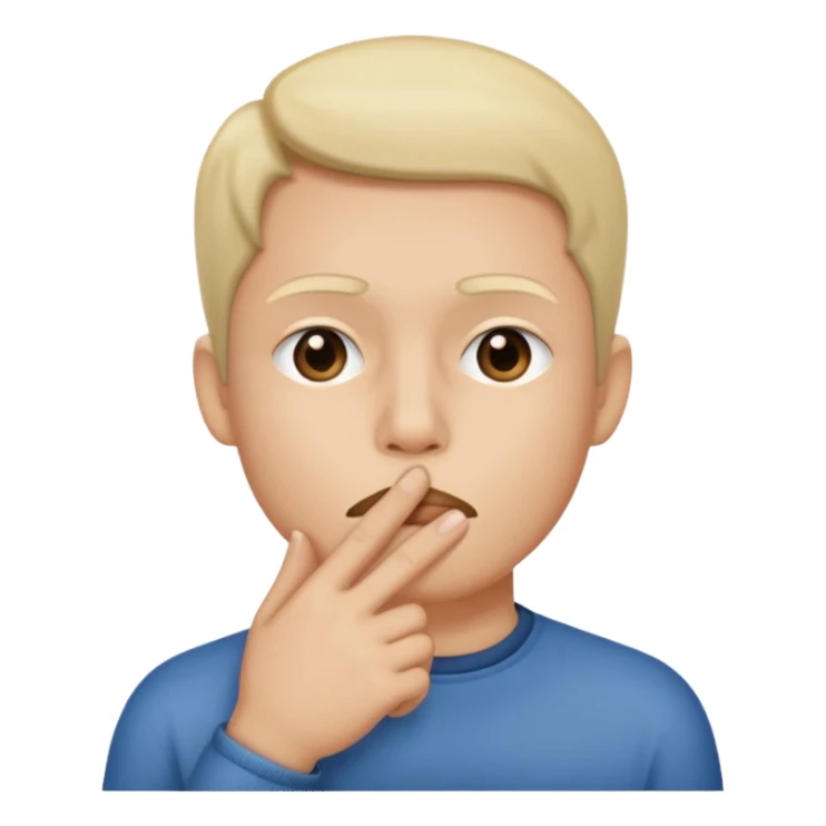 Shh-shh-shh. Quiet. Shut up sticker