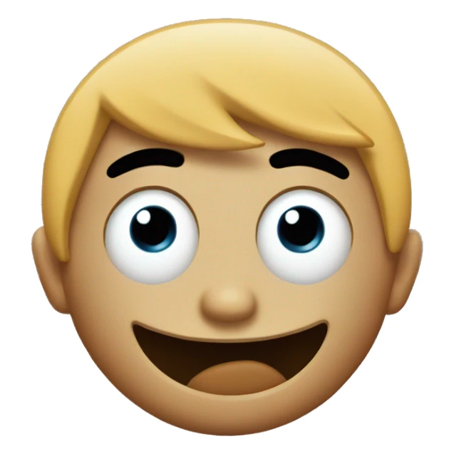 Dizzy face emoji sticker