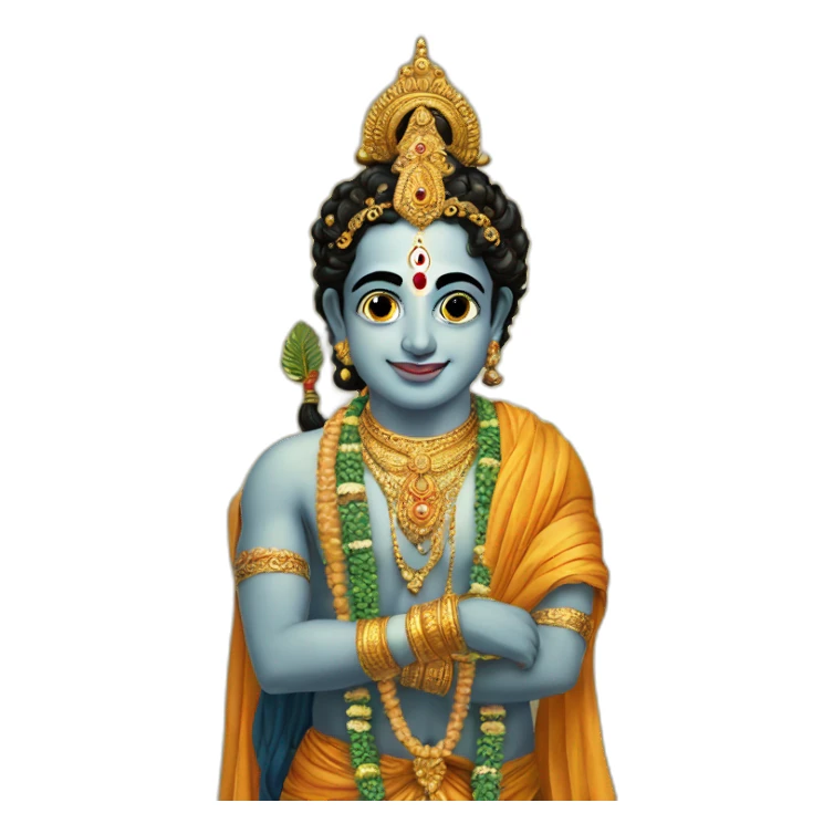 Lord Krishna with yadav  sticker
