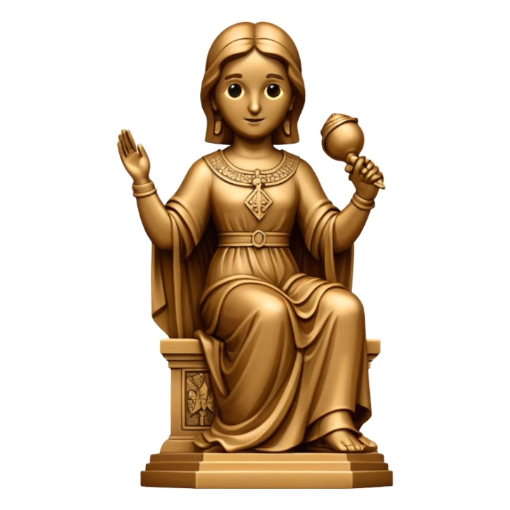 Montserrat moreneta estàtua sticker