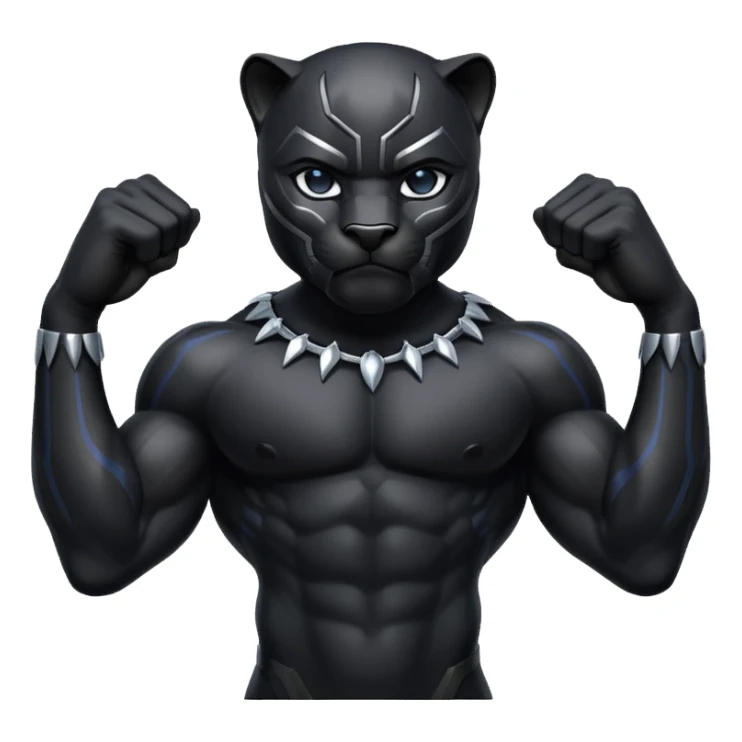 Rich black panther  sticker