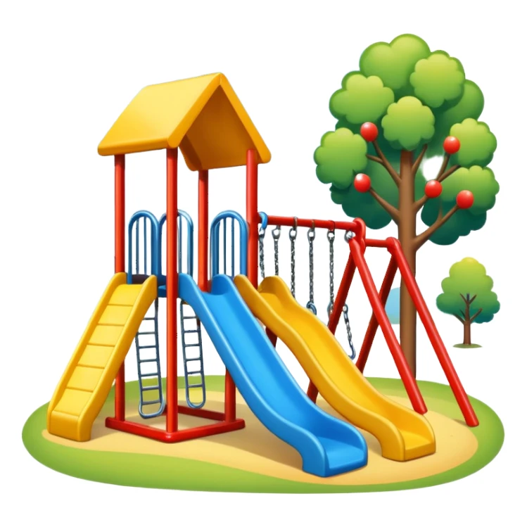 a school playground sticker
