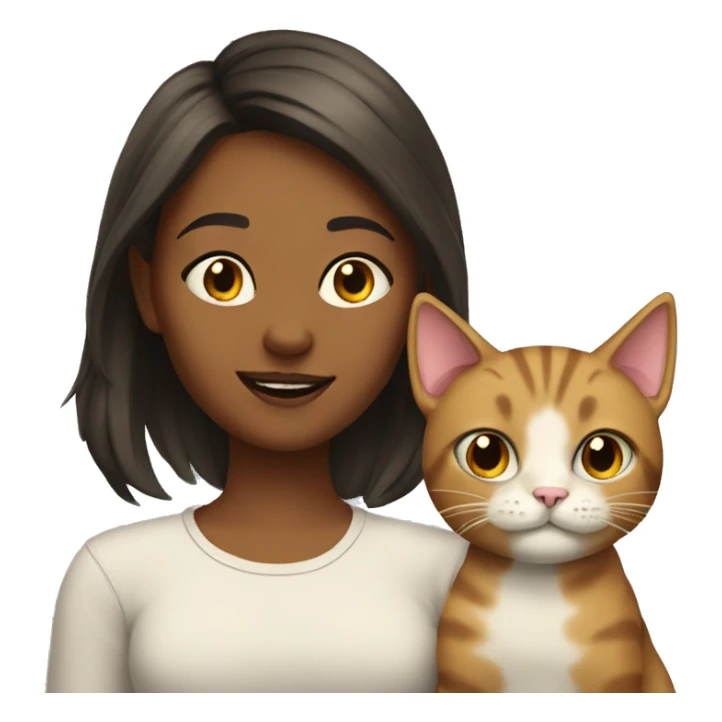 Cat with Fionka sticker