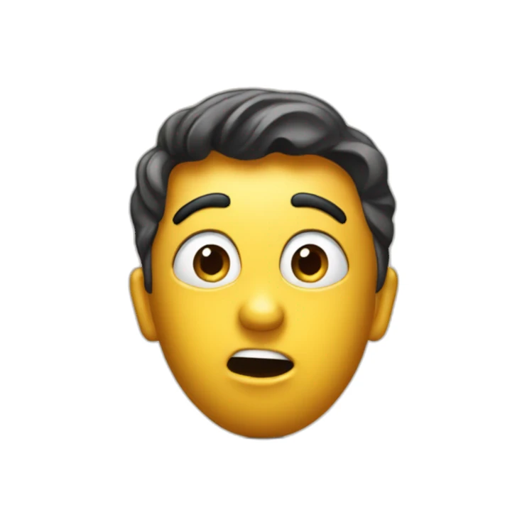 Academy Awards trophy shocked face sticker