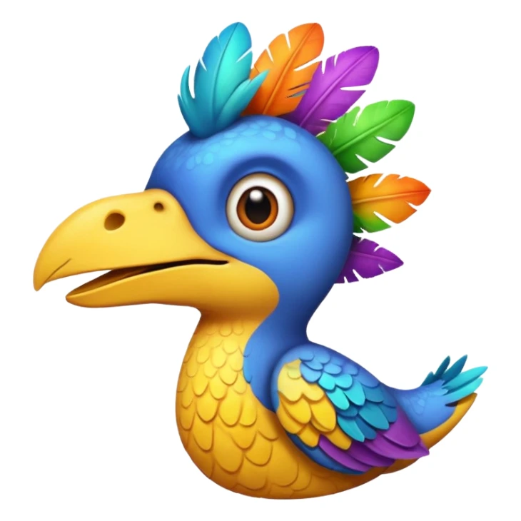 dinobird sticker