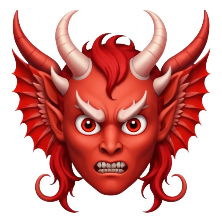 Biblically accurate Angel seraphim make a devil  sticker