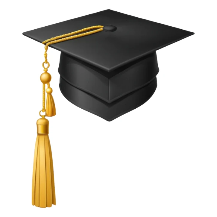 Graduation cap emoji sticker