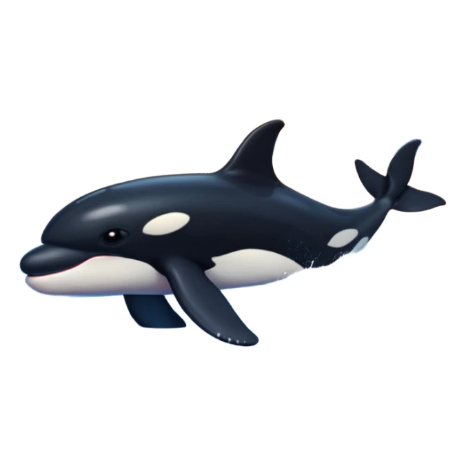 killer whale with Alaskan sunset sticker