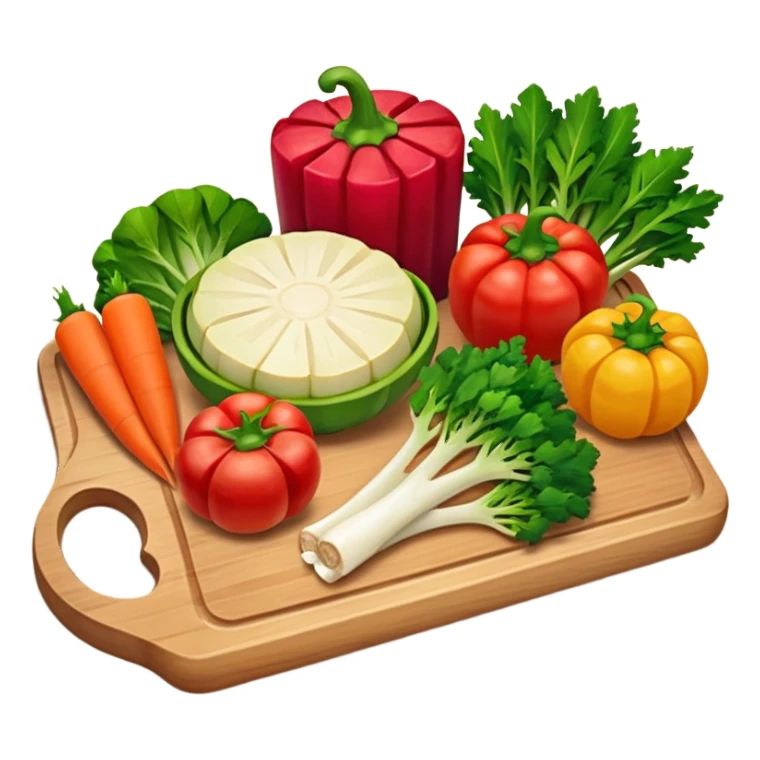 chopped up vegstables sticker