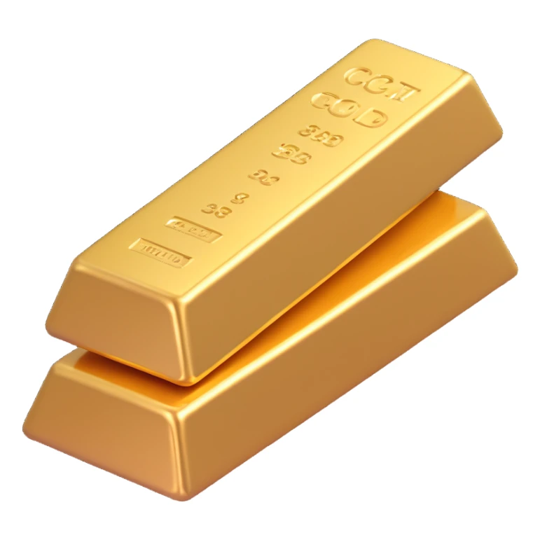 gold bar, without text sticker
