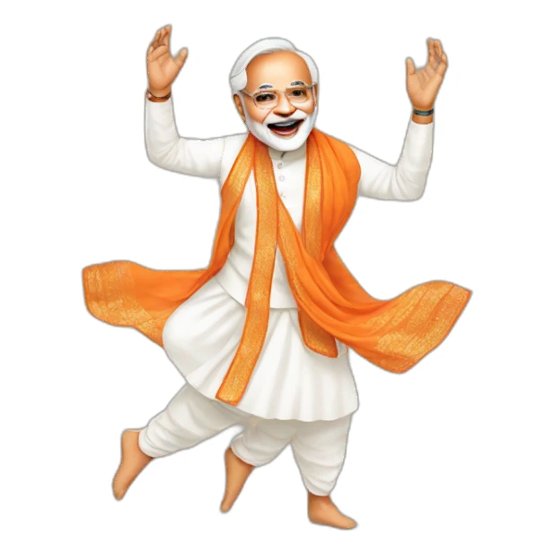 Dancing modi ji sticker
