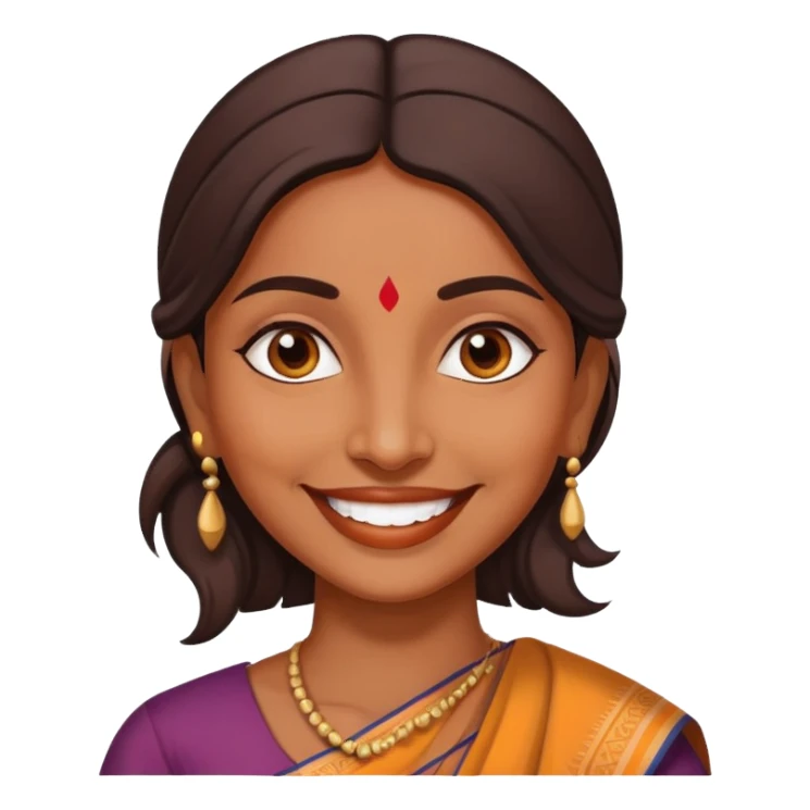 indian woman sticker