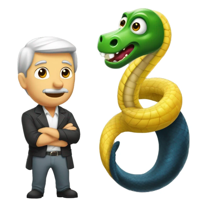 Criar uma balança com serpente, e dois ramos de trigo   sticker
