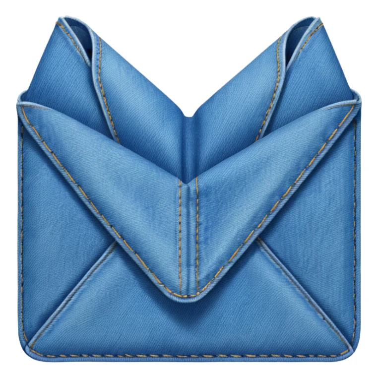 Denim Love letter sticker