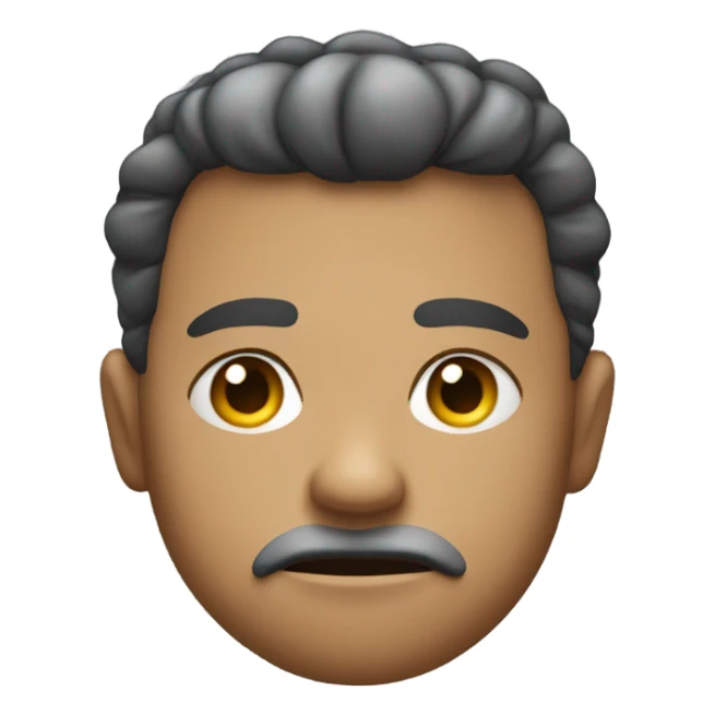 Someone that looks annoyed sticker