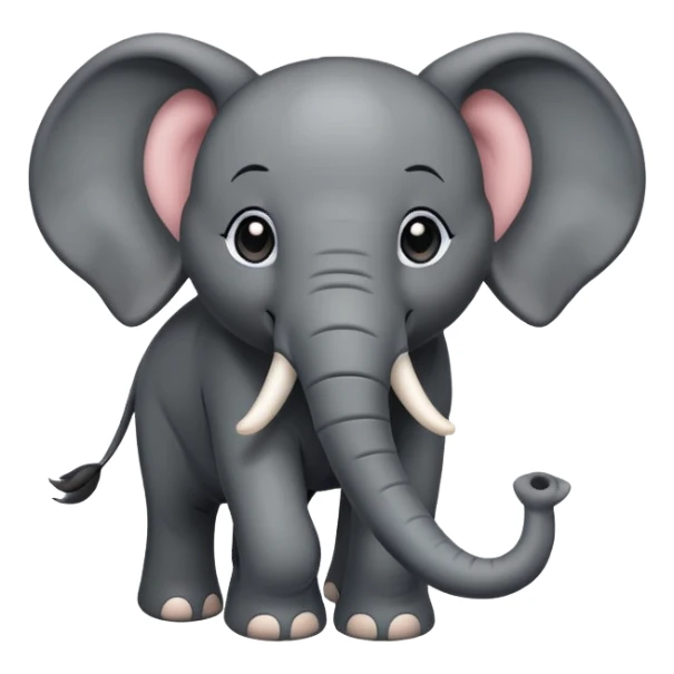 black elephant sticker