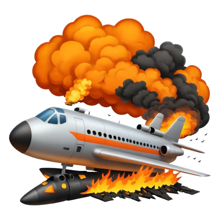airplane wing tank explosion sticker