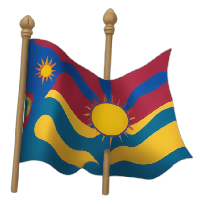 Tibet flag sticker