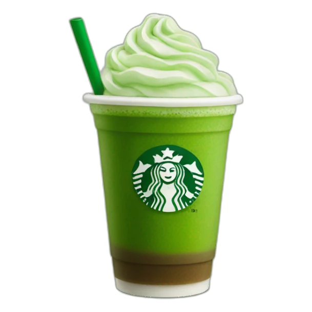 Starbucks matcha sticker