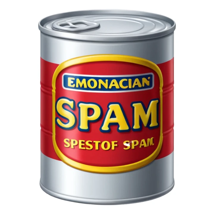Can of spam sticker