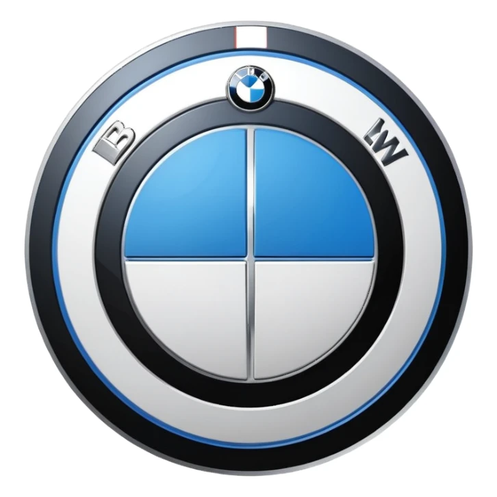 Bmw logo sticker