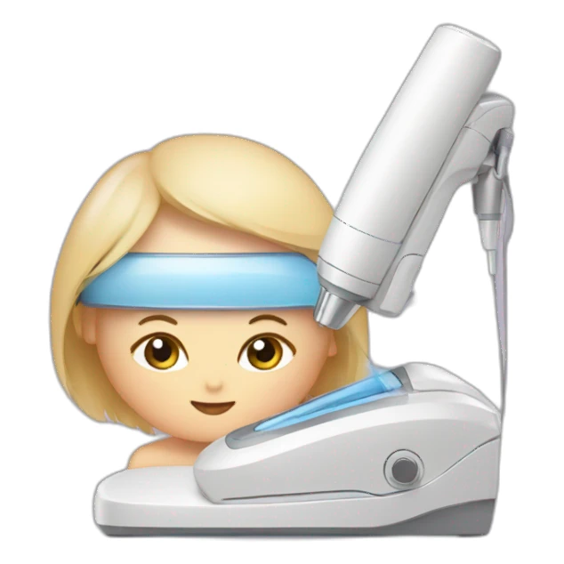 laser epilation sticker