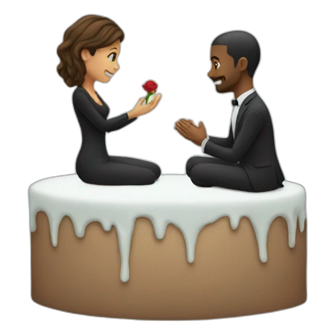 Engagement proposal sticker