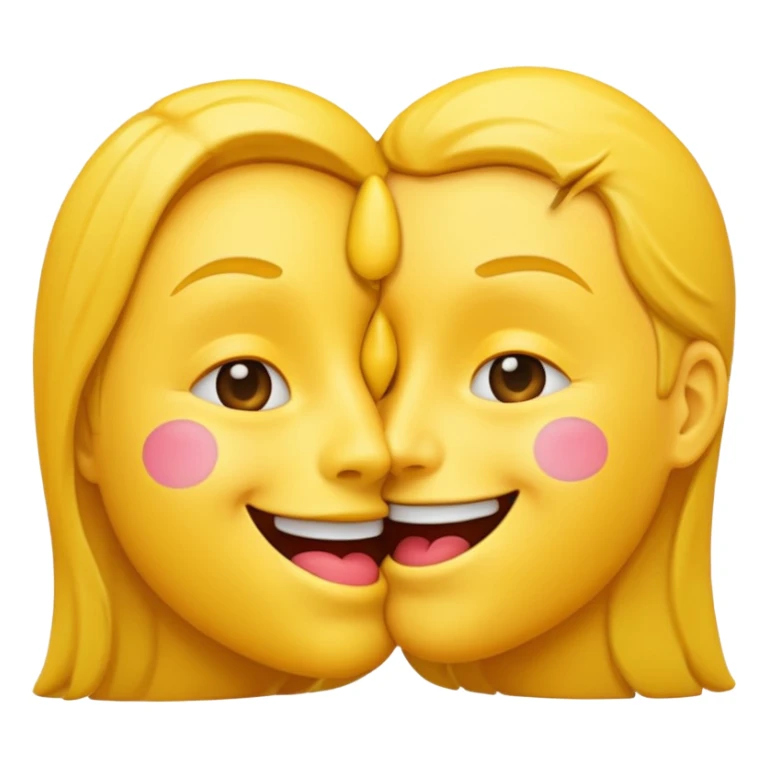 Kissing emoji facing left sticker