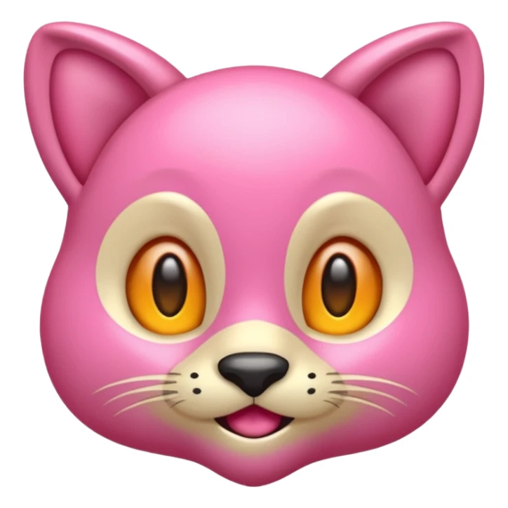 Emoji 🐆 rosa sticker