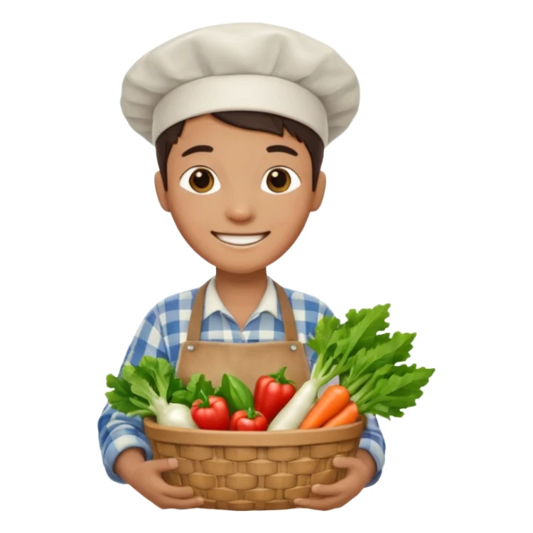 farmer chef sticker