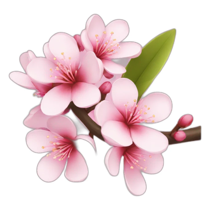 A Sakura flower sticker