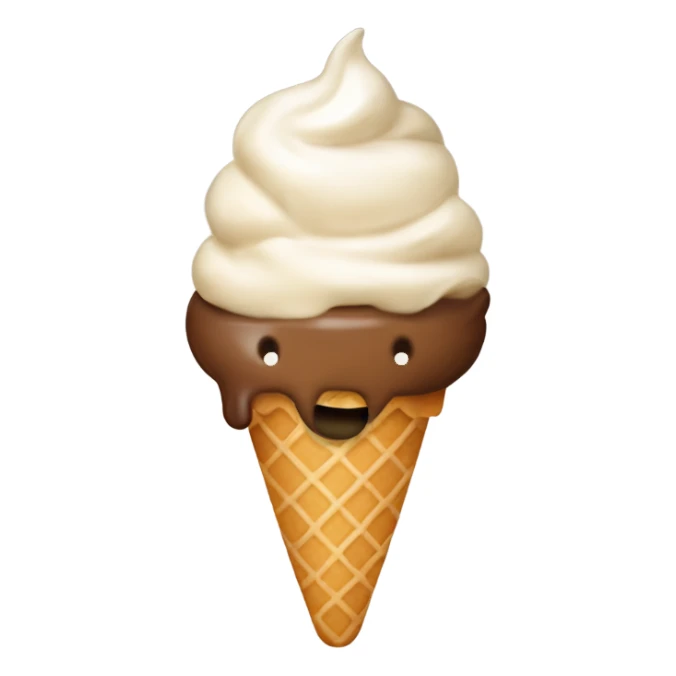 hojicha ice crean sticker