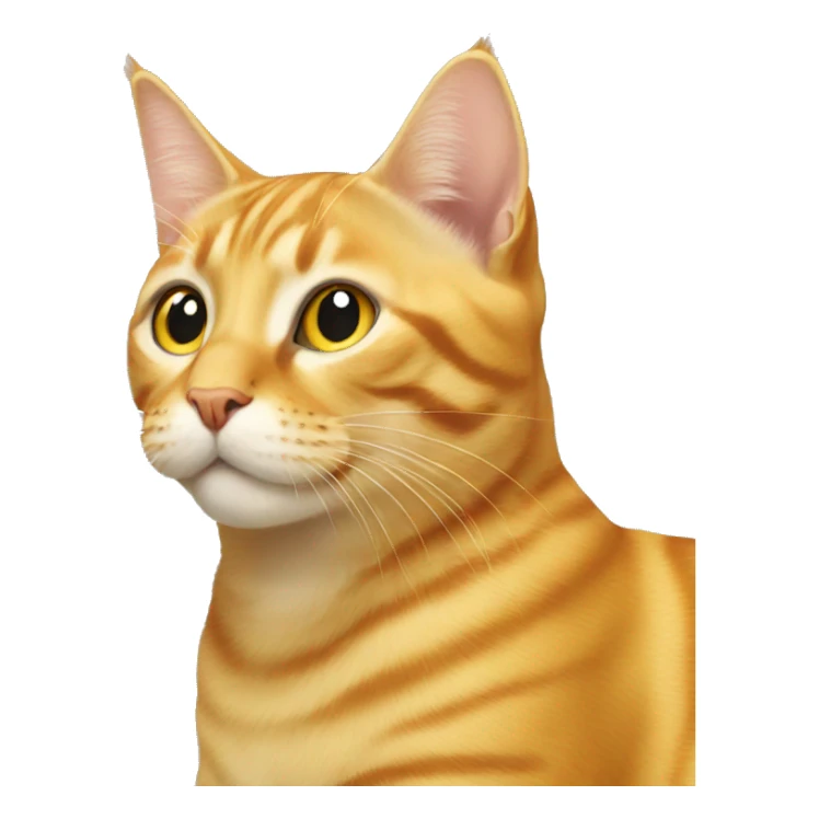 yellow tabby sticker