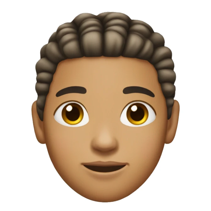 lightskin teenage boy with straight back cornrows sticker