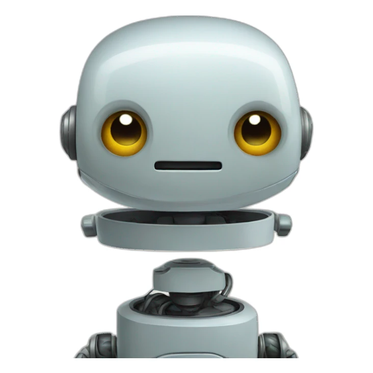 funny robot sticker