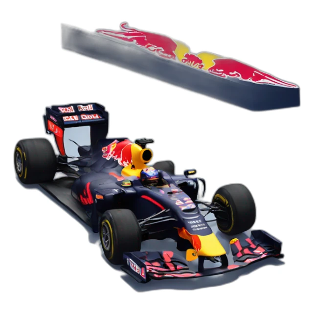 Red bull racing sticker