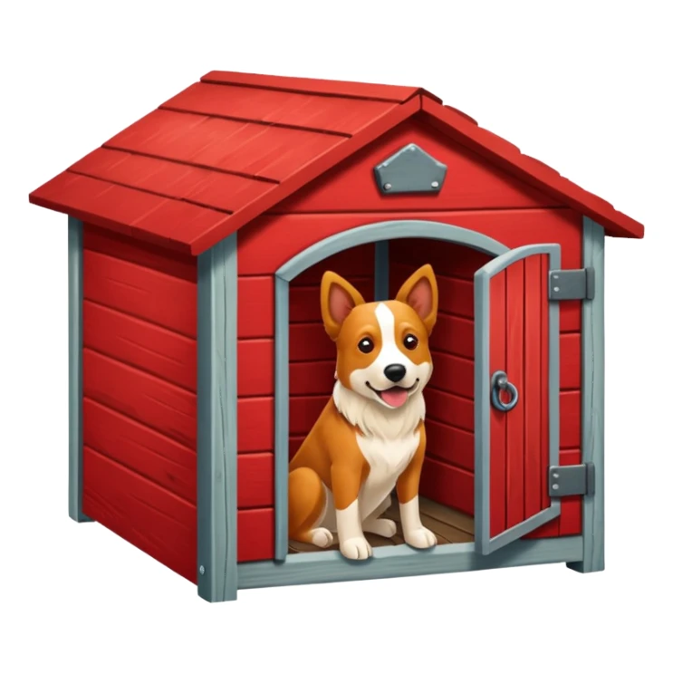 red dog kennels sticker