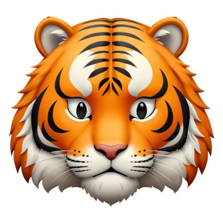 sleepy tired tiger sticker